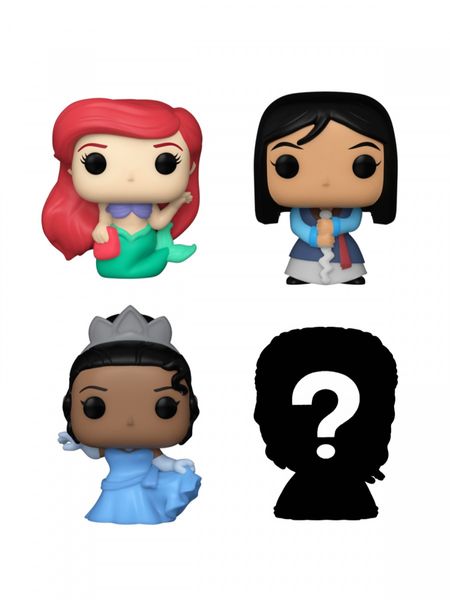 funko bitty pop! disney princess ariel 2cm 4pak zdjęcie 2