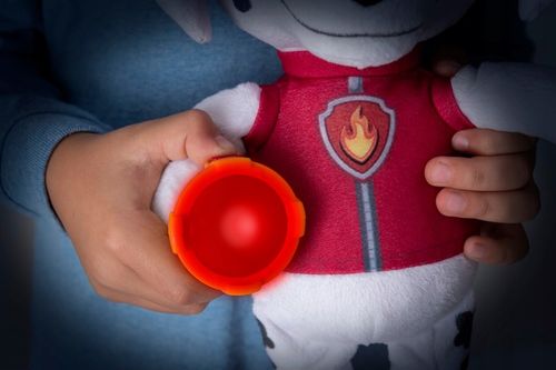 PSI PATROL MARSHALL LAMPKA NOCNA MÓWIĄCA MASKOTKA 32 CM na Arena.pl