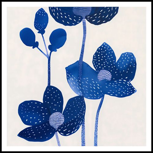 Plakat 80x80cm Nocne Kwiaty na Arena.pl