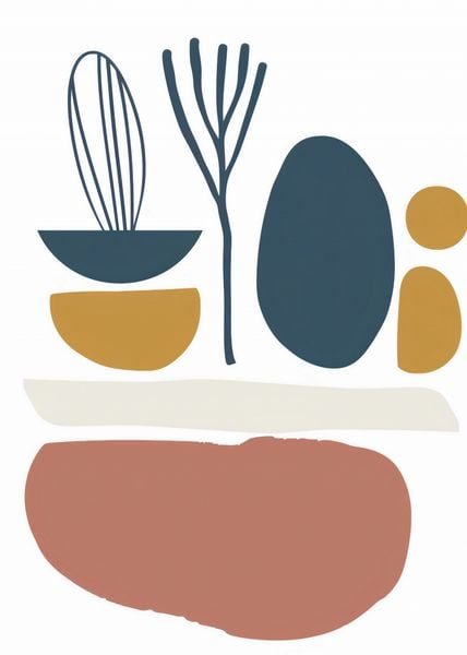 Plakat 50x70cm Stylowa Roślinność zdjęcie 1