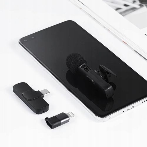 2x Mikrofon krawatowy bezprzewodowy USB-C ANDROID IOS na Arena.pl