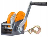 Linowa WCIĄGARKA WYCIĄGARKA Korbowa Ręczna 545kg 10m Na Korbę