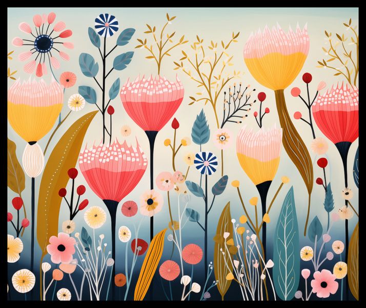 Plakat 60x50cm Ogród Marzeń zdjęcie 2