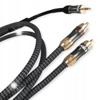 RICABLE MAGNUS JACK 3.5/RCA KABEL MINI JACK 3,5mm STEREO - 2 x RCA AUX 1m
