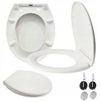 DESKA SEDESOWA WOLNOOPADAJĄCA WC DUROPLAST WYPINANA CERSANIT KOŁO ROCA