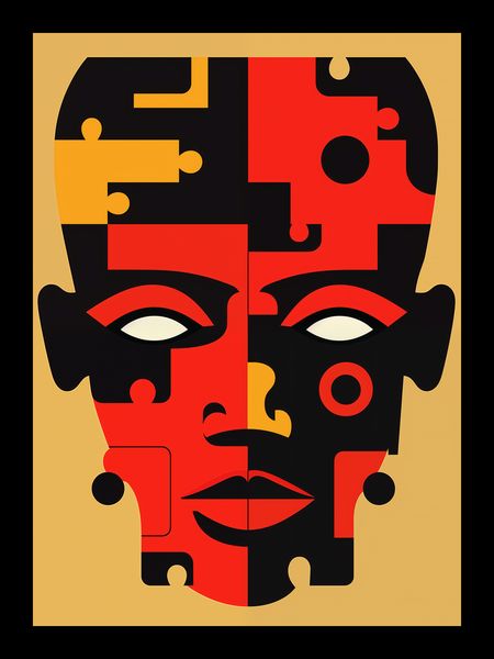 Plakat 13x18cm Puzzle Tożsamości zdjęcie 2