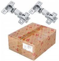 Zawias prosty nakładany HAFELE ETEC, 110° do drzwi nakładanych + prowadnik