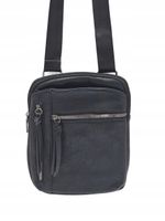 Herisson - męska torba na ramię listonoszka saszetka czarny H2023-151