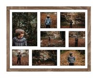 Ramka na 8 zdjęć Hekla 40x50x8 MDF galeria zdjęć sonoma truflowa 1szt.