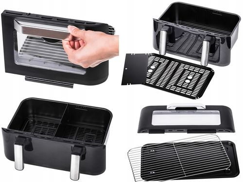 PIEKARNIK FRYTKOWNICA BEZTŁUSZCZOWA 2 KOSZE 8L/2500W 4 URZĄDZENIA W 1 na Arena.pl