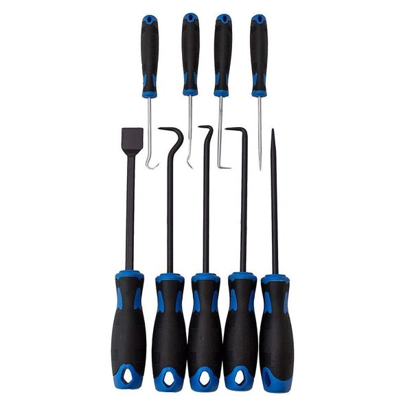 Śrubokręty haczykowe do uszczelek 9 elementów zdjęcie 1
