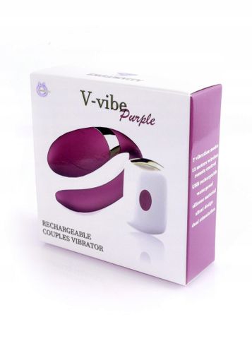 Stymulator-V-Vibe Purple USB 7 Function z pilotem na Arena.pl