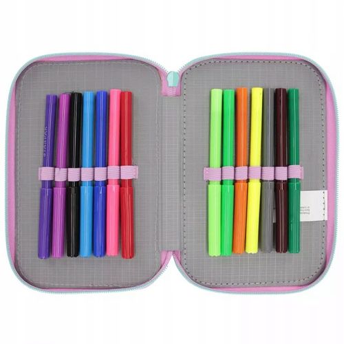 PIÓRNIK TRZYKOMOROWY Z WYPOSAŻENIEM DLA DZIEWCZYNKI OMBRE KOT PIES KOTKIEM na Arena.pl