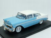 WHITEBOX CHEVROLET BEL AIR 1956 Light blue/white 1:24