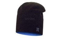 BROEL Dex czapka dla taty i syna polarowa czarny-niebieski 46-48