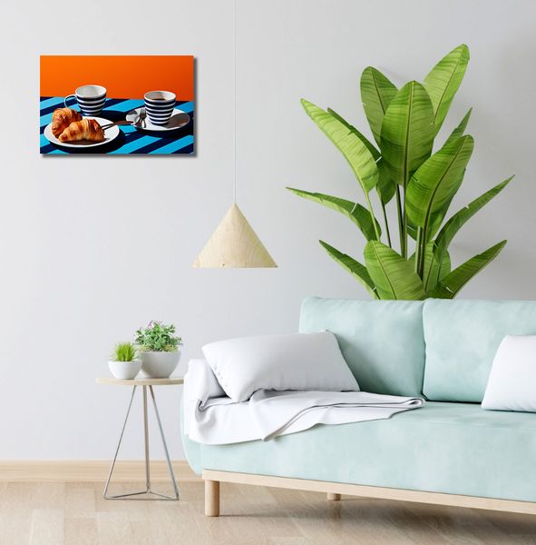 Obraz 50x30cm Croissanty zdjęcie 2