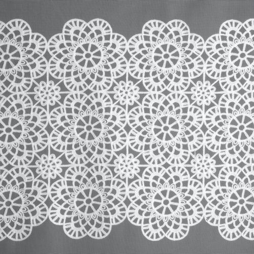 Firana Afrodyta 140x250 biała siatka haft przelotki na Arena.pl