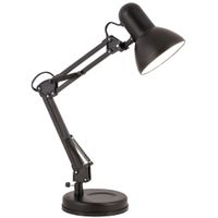 Stojąca LAMPA stołowa SAMSON 4212 Rabalux metalowa LAMPKA biurkowa loftowy reflektorek regulowany czarny