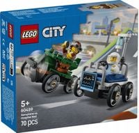 60459 - lego city - zestaw wyścigówek: samolot kontra łóżko szpitalne