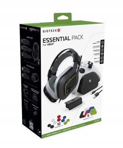 Zestaw akcesoriów GIOTECK Essential Pack do Xbox Series na Arena.pl