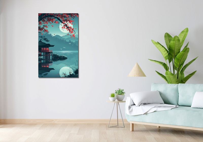 Obraz 60x100cm Japoński Pawilon zdjęcie 2