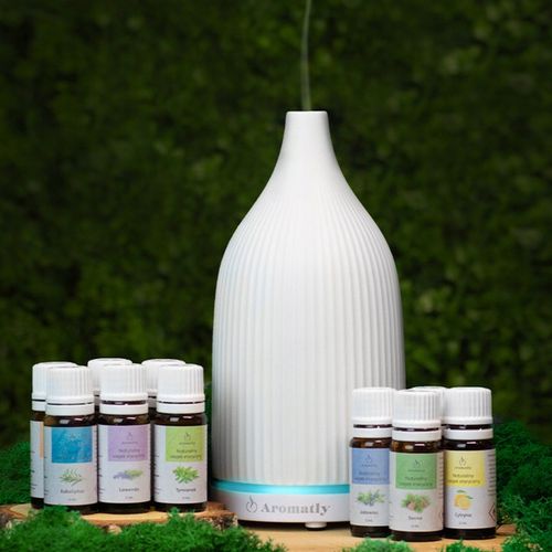 Aromatly Dyfuzor Zapachowy Ceramiczny Aromaterapia Lampka Nocna | na Arena.pl