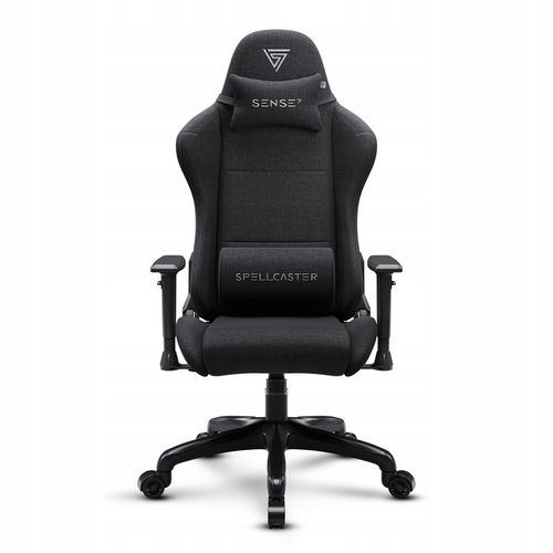 Fotel Gamingowy Materiałowy Obrotowy Biurowy Krzesło Gracza Kubełek Sense7 na Arena.pl