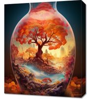Obraz 50x60cm Drzewo Życia w Szkle