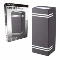 Lampa elewacyjna GU10 LED zewnętrzna kinkiet ogrodowy