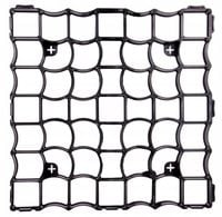 kratka trawnikowa 50cm x 50cm wysokość 3cm czarna opl