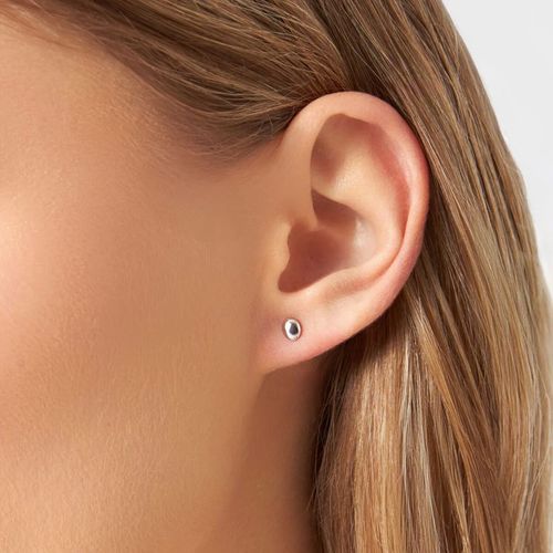 kolczyki owalne basic 5mm | srebro 925 na Arena.pl