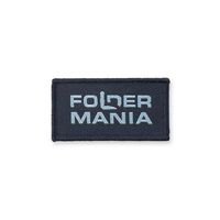 Naszywka FOLDERMANIA Czarna Haftowana