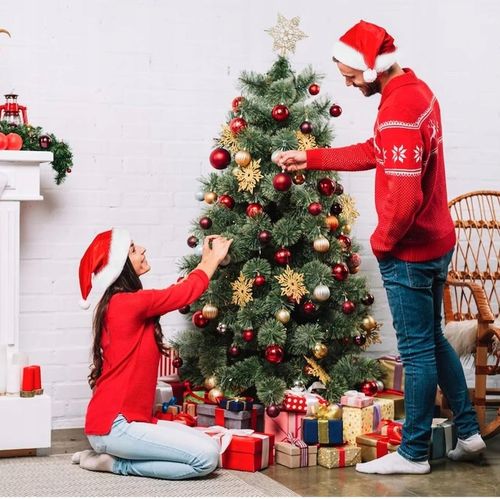 Czapka bożonarodzeniowa, dla dorosłych, aksamitna, Świętego Mikołaja, 2szt. na Arena.pl