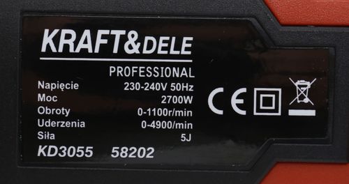 MŁOT UDAROWY 2700W KD3055 na Arena.pl