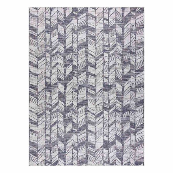 RUG/LU/VINEA/CHEVRON/CREAM+BLUE/120x170 zdjęcie 1
