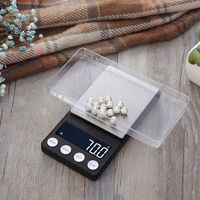 DOKŁADNA WAGA JUBILERSKA 500g 0,01g PRECYZYJNA KUCHENNA DOMOWA PODŚWIETLANA