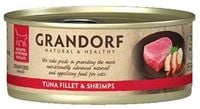 Grandorf  Mokra karma  Cat Tuna Fillet&Shrimps 70g
