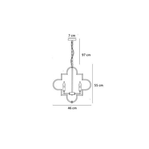 Lampa wisząca Berella Light Mignes P06 BL0055 na Arena.pl