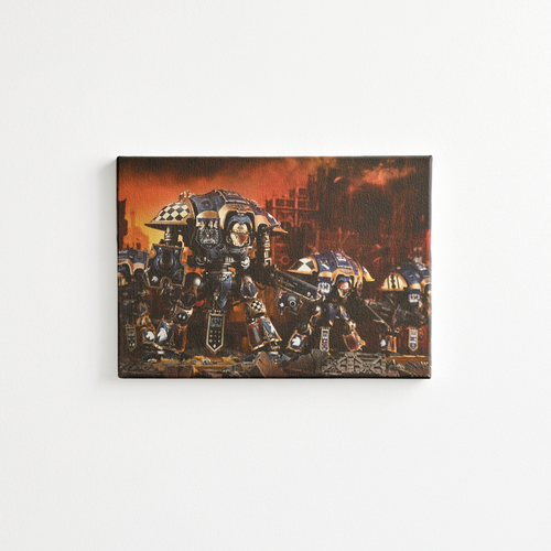 Knight Questoris | 40 x 50 cm | Wydruk na Płótnie | Obraz | Warhammer 40k na Arena.pl