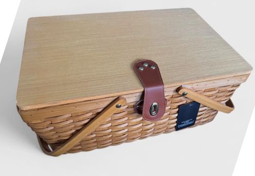 KOSZ PIKNIKOWY z WIKLINY NA PIKNIK 4os TERMOTORBA STOLIK na PREZENT ŚWIĘTA na Arena.pl