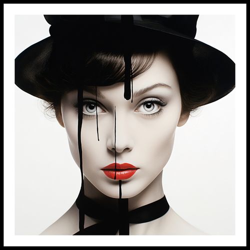 Plakat 60x60cm Atramentowa Aura na Arena.pl
