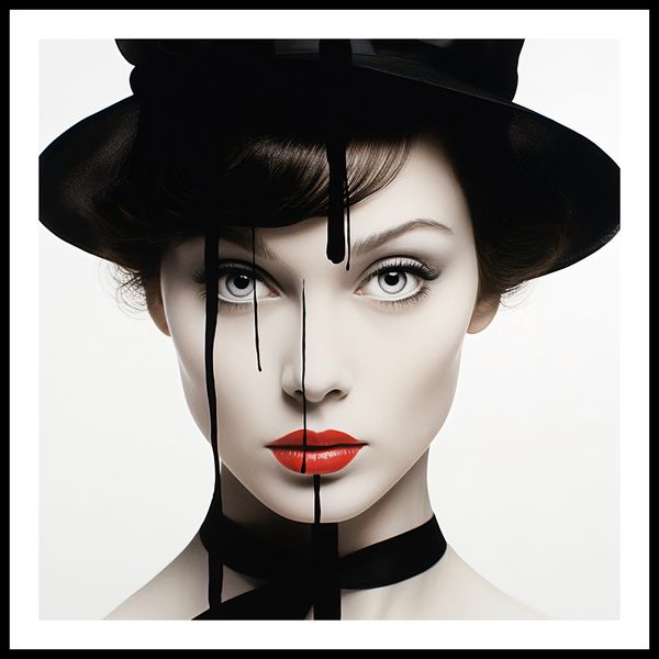 Plakat 60x60cm Atramentowa Aura zdjęcie 3