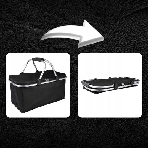 KOSZ PIKNIKOWY SKŁADANY KOSZYK TERMICZNY NA ZAKUPY PIKNIK RÓŻNE WZORY na Arena.pl