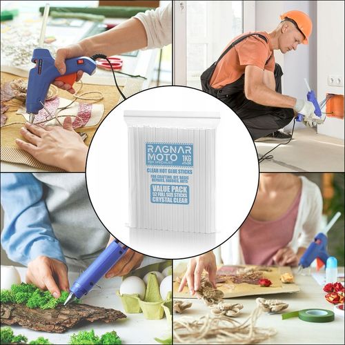 Mocny klej do pistoletu na gorąco wkłady 11mm ~52 laski termotopliwy na Arena.pl