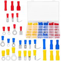 TULEJKI IZOLOWANE KOŃCÓWKI KABLOWE ZŁĄCZKI ZACISKOWE KONEKTORY WSUWKI 480EL