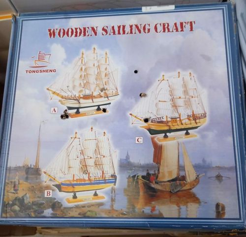 BESPORTBLE drewniany model statku pirackiego BELEM na Arena.pl