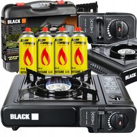 KUCHENKA TURYSTYCZNA GAZOWA POLOWA 2W1 PRZENOŚNA W WALIZCE BOX + 4