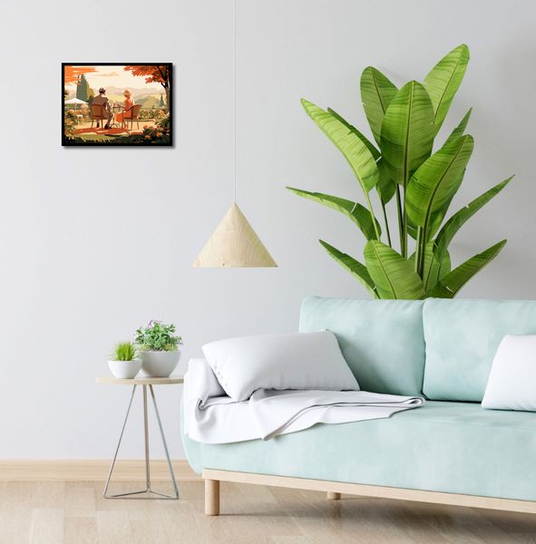 Plakat 40x30cm Retro Randka zdjęcie 4