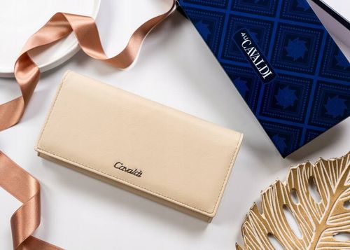 klasyczny portfel damski ze skóry ekologicznej - 4u cavaldi na Arena.pl