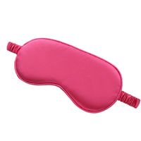 maska na oczy do spania elegant fuksja satynowa 20 x 9 cm opk10f